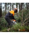 Chaqueta bicolor para trabajos forestales
