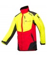 Chaqueta combinada de alta visibilidad con refuerzos para actividades extremas