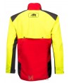 Chaqueta combinada de alta visibilidad con refuerzos para actividades extremas