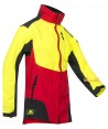 Chaqueta combinada de alta visibilidad con refuerzos para actividades extremas