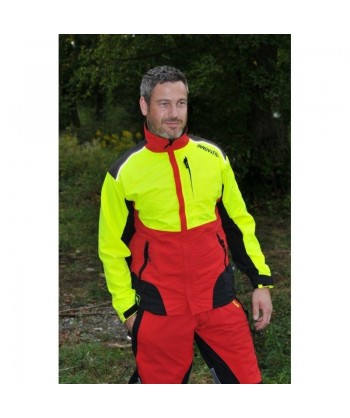 Chaqueta combinada de alta visibilidad con refuerzos para actividades extremas