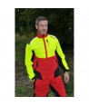 Chaqueta combinada de alta visibilidad con refuerzos para actividades extremas