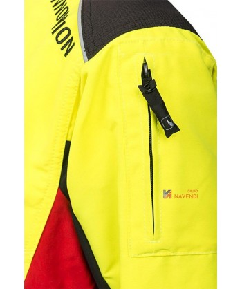 Chaqueta combinada de alta visibilidad con refuerzos para actividades extremas