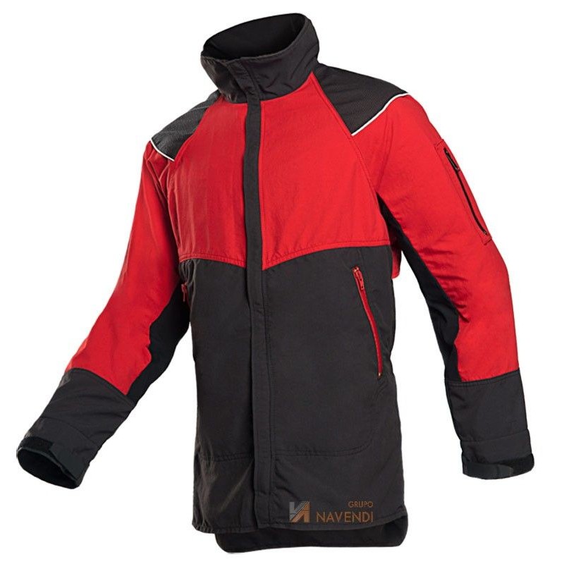 Chaqueta con refuerzos  para motosierras clase 1