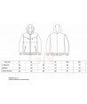 Sudadera softshell deportiva de triple capa con capucha