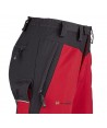 Pantalón bicolor con refuerzos y cintas reflectantes segmentadas para motosierras