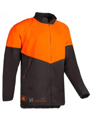 Chaqueta bicolor para trabajos forestales