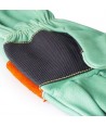 Guante con puño elástico y protección para motosierras en ambas manos (Clase 1)
