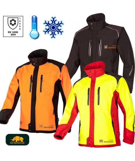 Chaqueta  softshell de tres capas con mangas desmontables