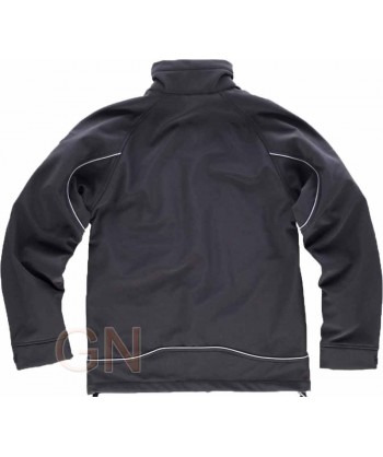 Chaqueta con tejido Softshell de triple capa y vivos reflectantes
