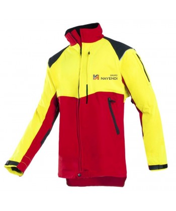 Chaqueta con refuerzos  para motosierras clase 1 con protección adicional en el abdomen