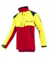 Chaqueta con refuerzos  para motosierras clase 1 con protección adicional en el abdomen