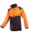 Chaqueta con refuerzos  para motosierras clase 1 con protección adicional en el abdomen