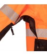 Chubasquero técnico de alta visibilidad especial para podadores y arboricultura