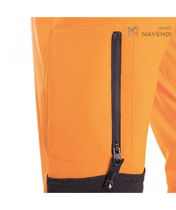 Pantalón combinado de alta visibilidad con refuerzos