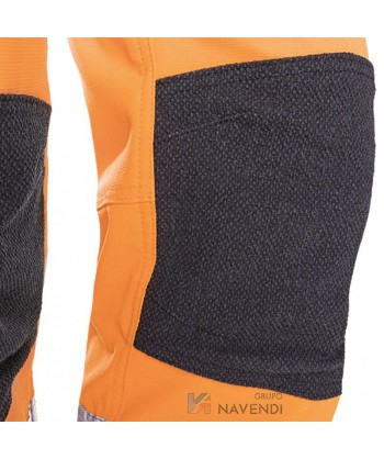 Pantalón combinado de alta visibilidad con refuerzos