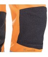 Pantalón combinado de alta visibilidad con refuerzos