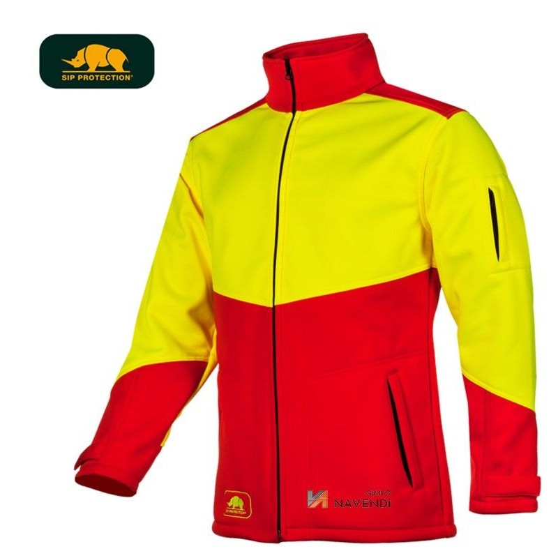 Chaqueta ligera de softshell para podadores y arboricultura