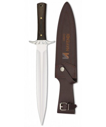 Cuchillo táctico para caza con virola de acero y mango de Stamina