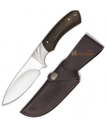 Cuchillo táctico para caza con virola de acero y mango de Stamina