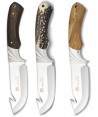 Cuchillo táctico para caza con virola de acero y Skinner con mangos variados