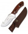Cuchillo táctico para caza con virola de acero y Skinner con mango de Stamina