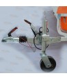 Freno de mano e inercia para remolque contra incendios