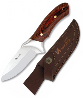 Cuchillo táctico para caza con virola de acero y hoja de 10,5 cm