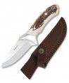 Cuchillo táctico para caza con virola de acero y hoja de 10,5 cm