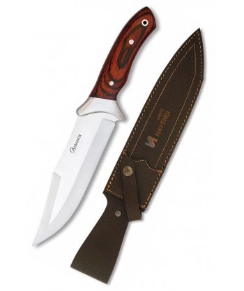 Cuchillo táctico para caza con virola de acero (16,8 cm)