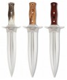 Cuchillo táctico para caza con virola de acero y hoja de 23,5 cm