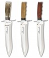 Cuchillo táctico para caza con virola de acero y hoja de 23,5 cm