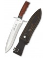 Cuchillo táctico para caza con virola de acero y hoja de 23,5 cm y puño de Stamina