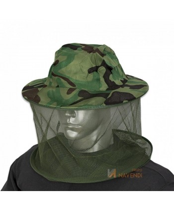 Sombrero deportivo con mosquitera completa para caza y pesca