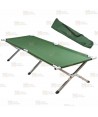 Cama plegable con funda de transporte. Medidas 188 x 64 x 42 cm. Carga máxima 120 kg