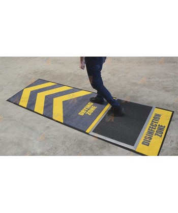 Alfombra desinfectante para laboratorios y zonas limpias con dos zonas independientes