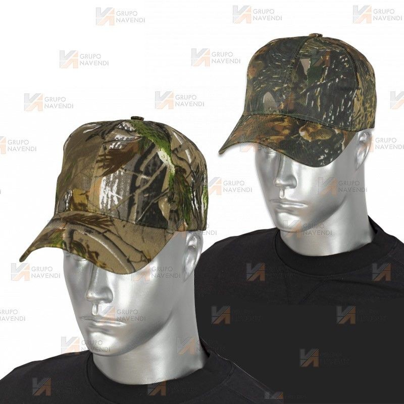 Gorra de camuflaje con ajuste por velcro