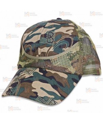 Gorra de camuflaje con ajuste por velcro