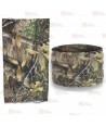 Braga fina para el cuello de camuflaje bosque