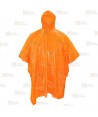 Poncho impermeable de emergencia color naranja para caza. Talla: Única