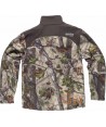 Cazadora softshell de camuflaje sin capucha