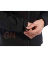 Chaqueta softshell de triple capa muy grueso y grandes tallas color azul marino oscuro