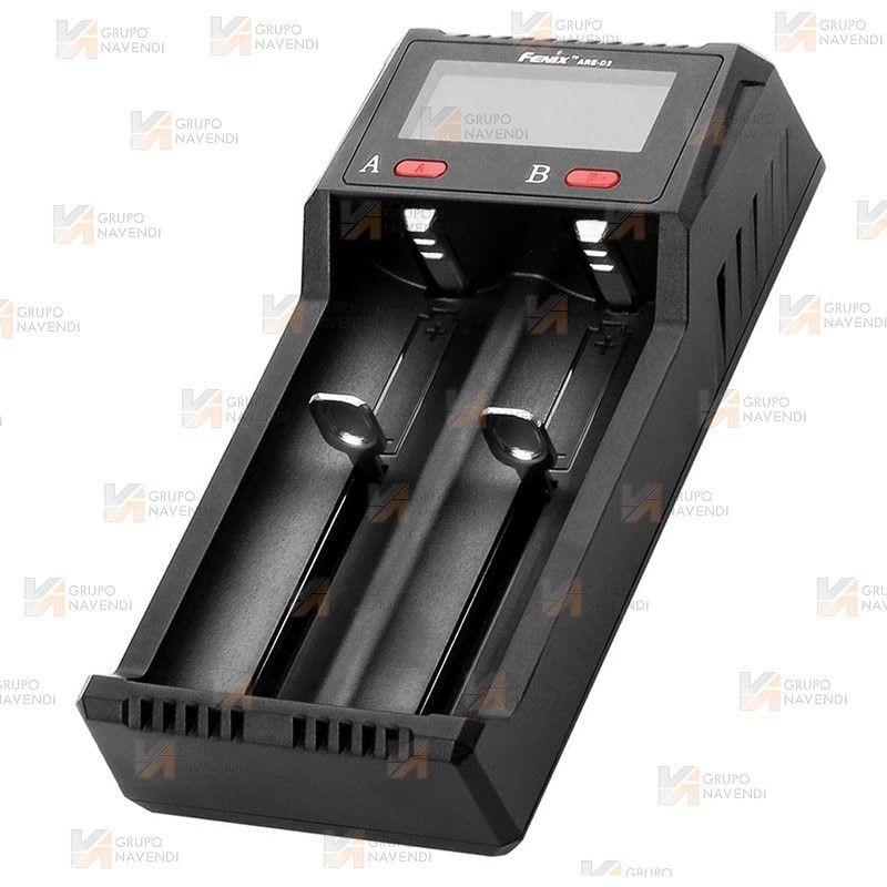 ARE-A2 es un cargador digital e inteligente de baterías de doble canal