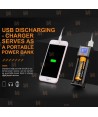 ARE-D1 es un cargador digital e inteligente de baterías de un canal