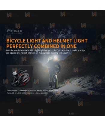 Foco linterna BC30 V2.0 de Fénix para bicicletas de montaña. Proporciona 2200 lúmenes