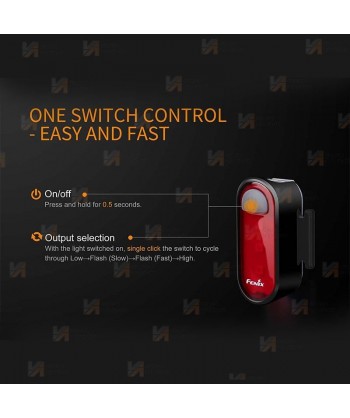 Luz trasera recargable para bicicleta Fenix BC05R V2.0