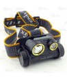 Frontal HM65R de Fénix, recargable con USB. Proporciona 1400 lúmenes
