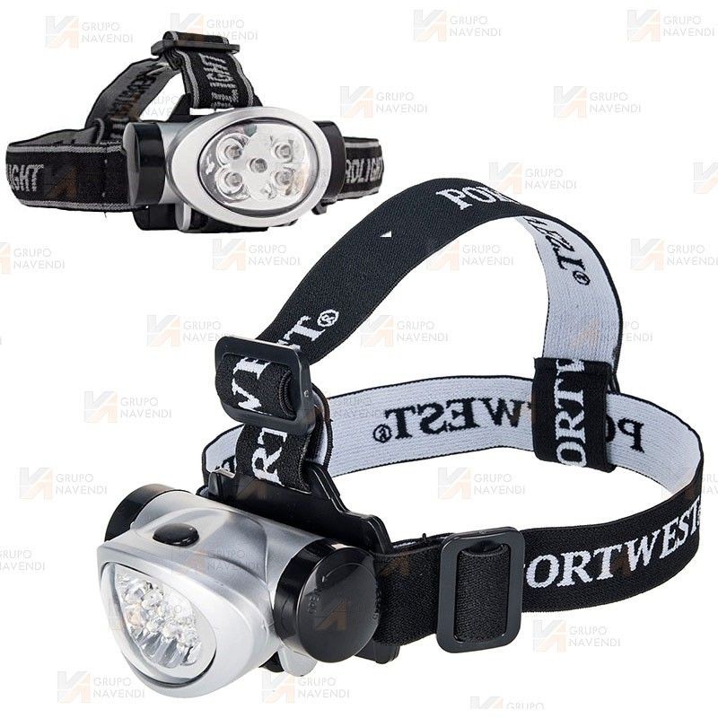 Frontal económico con ocho leds (40 lúmenes)
