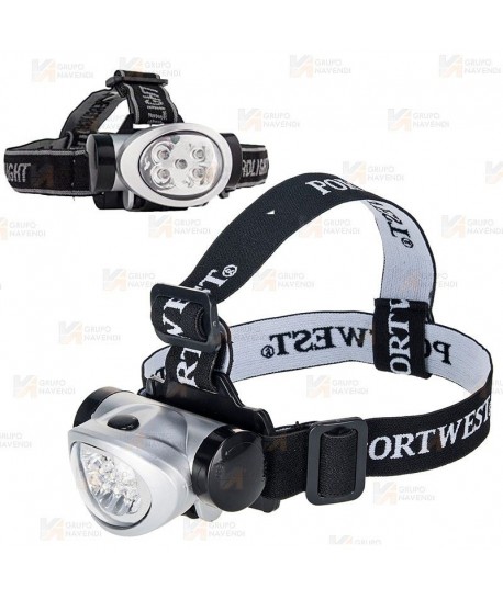 Frontal económico con ocho leds (40 lúmenes)