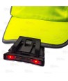 Linterna led recargable para gorra con dos tipos de luz